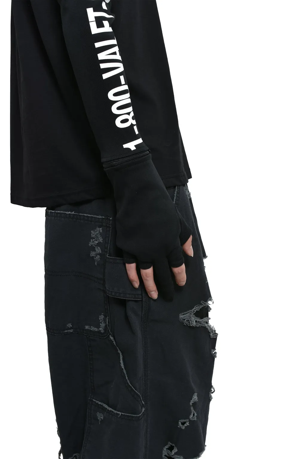 Glove Long Sleeve / Black