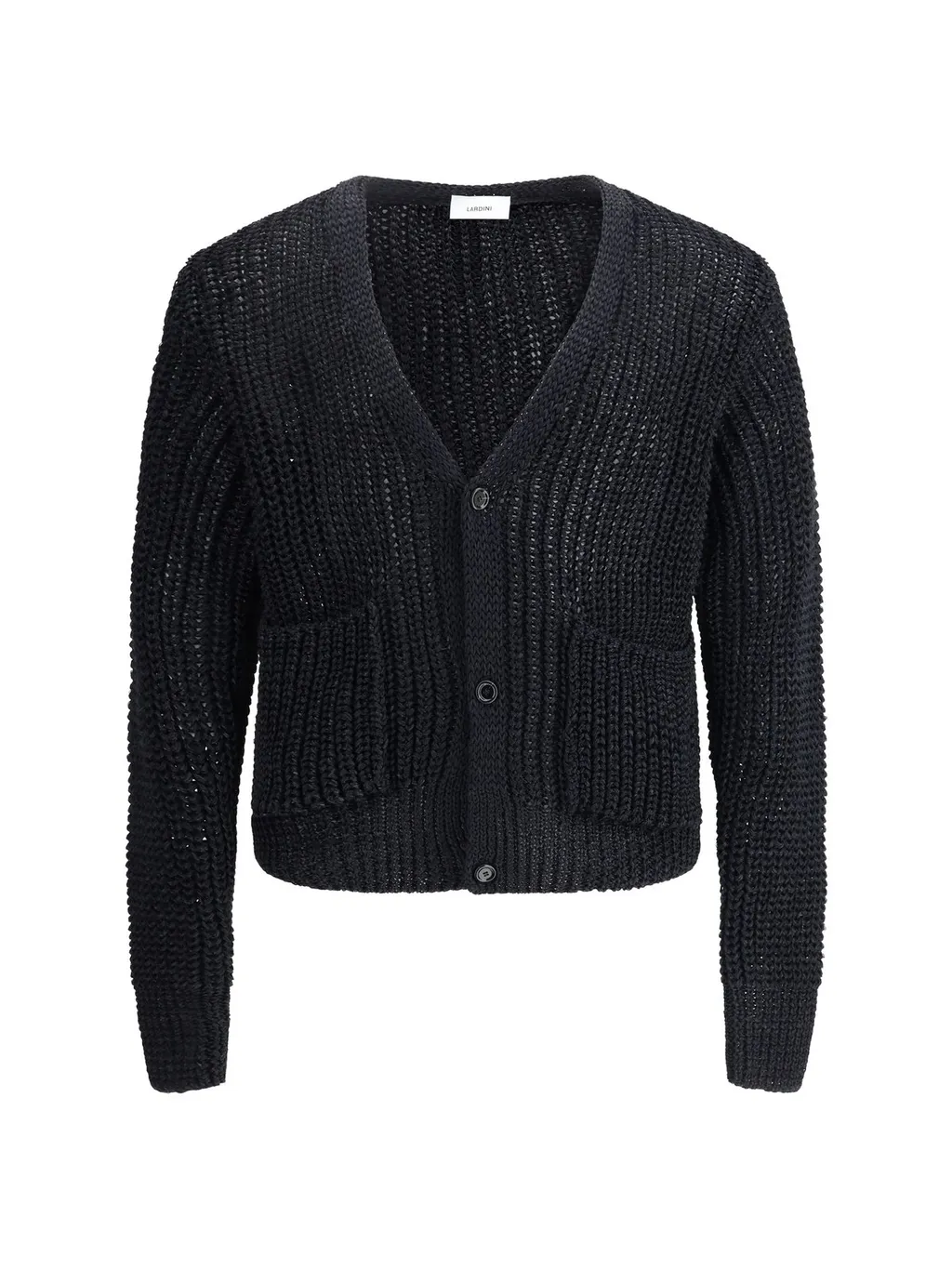 Lardini V-Neck Button-Up Cardigan