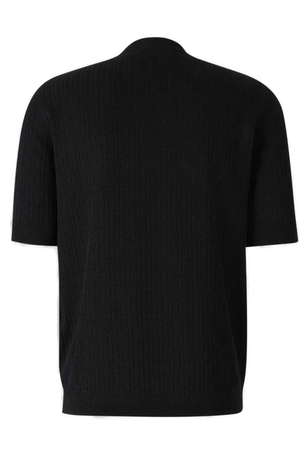 Lardini Crewneck Ribbed-Knit T-Shirt