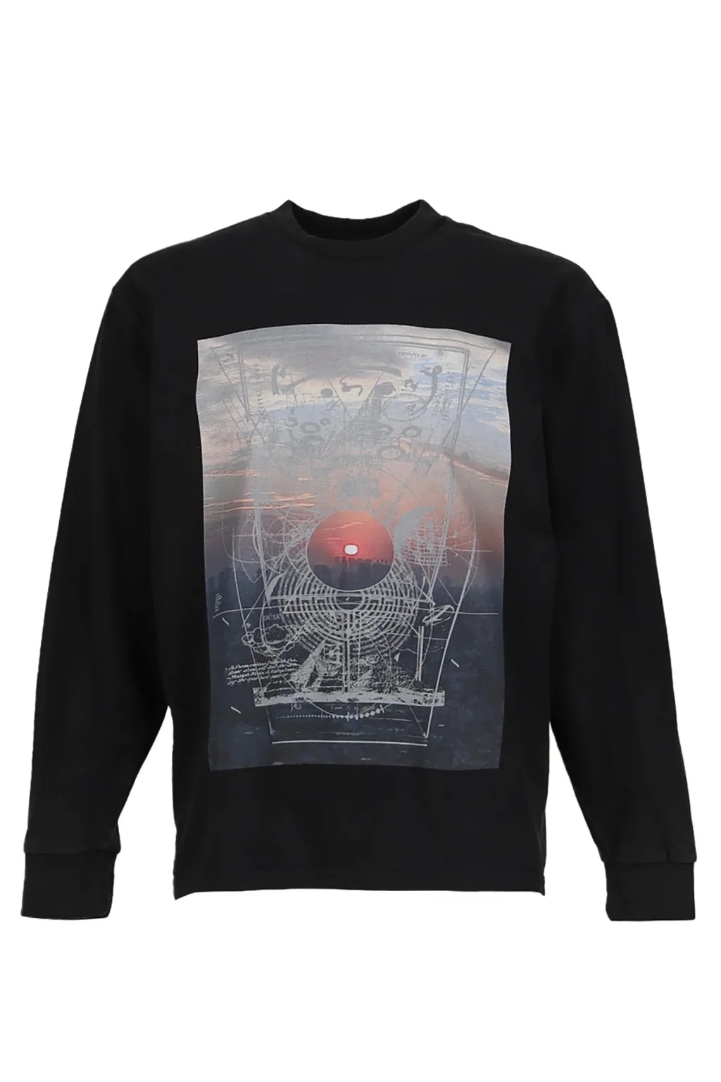 Flatline L/S Tee / Blk
