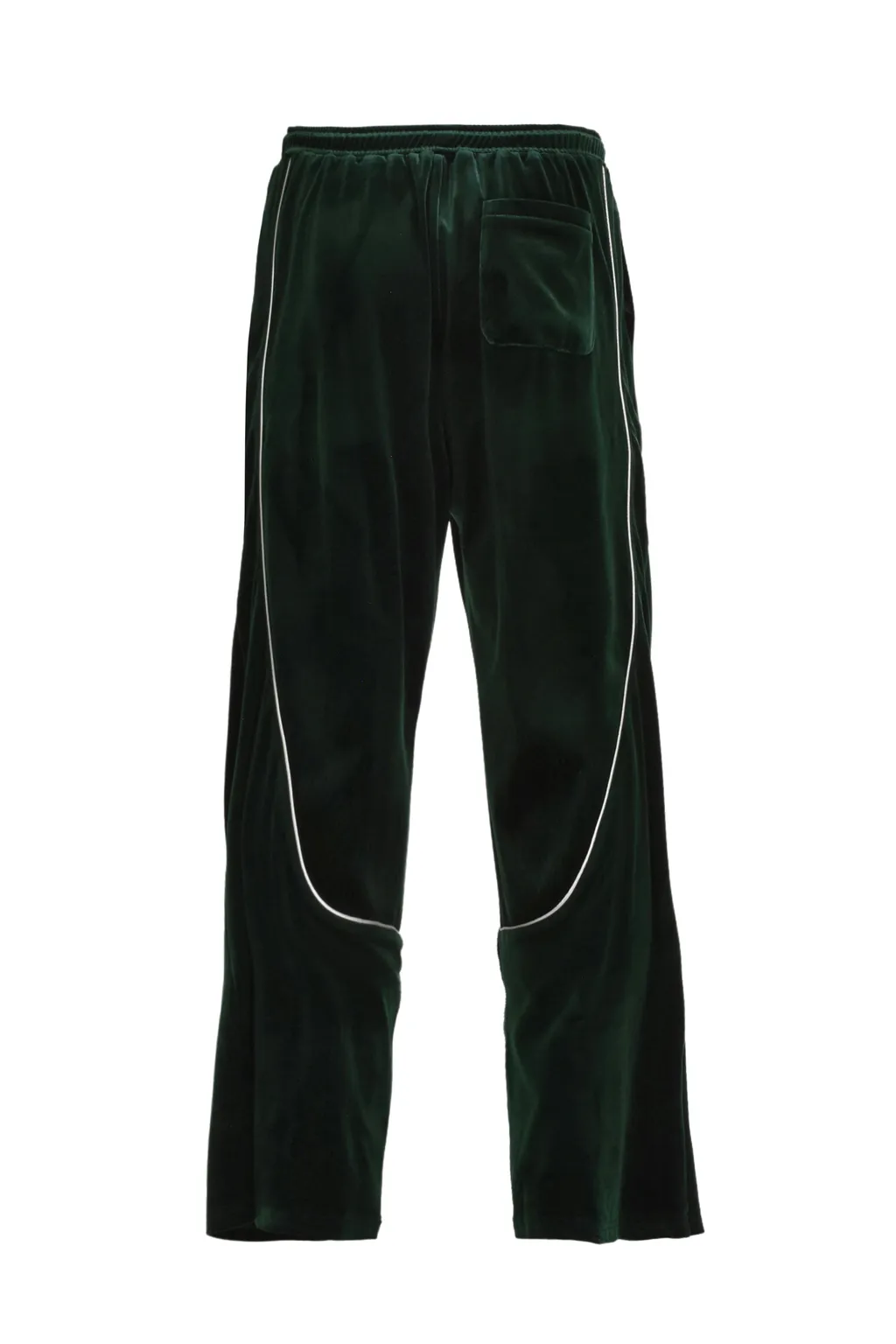 Script Logo Piping Velor Track Pants / Kelly