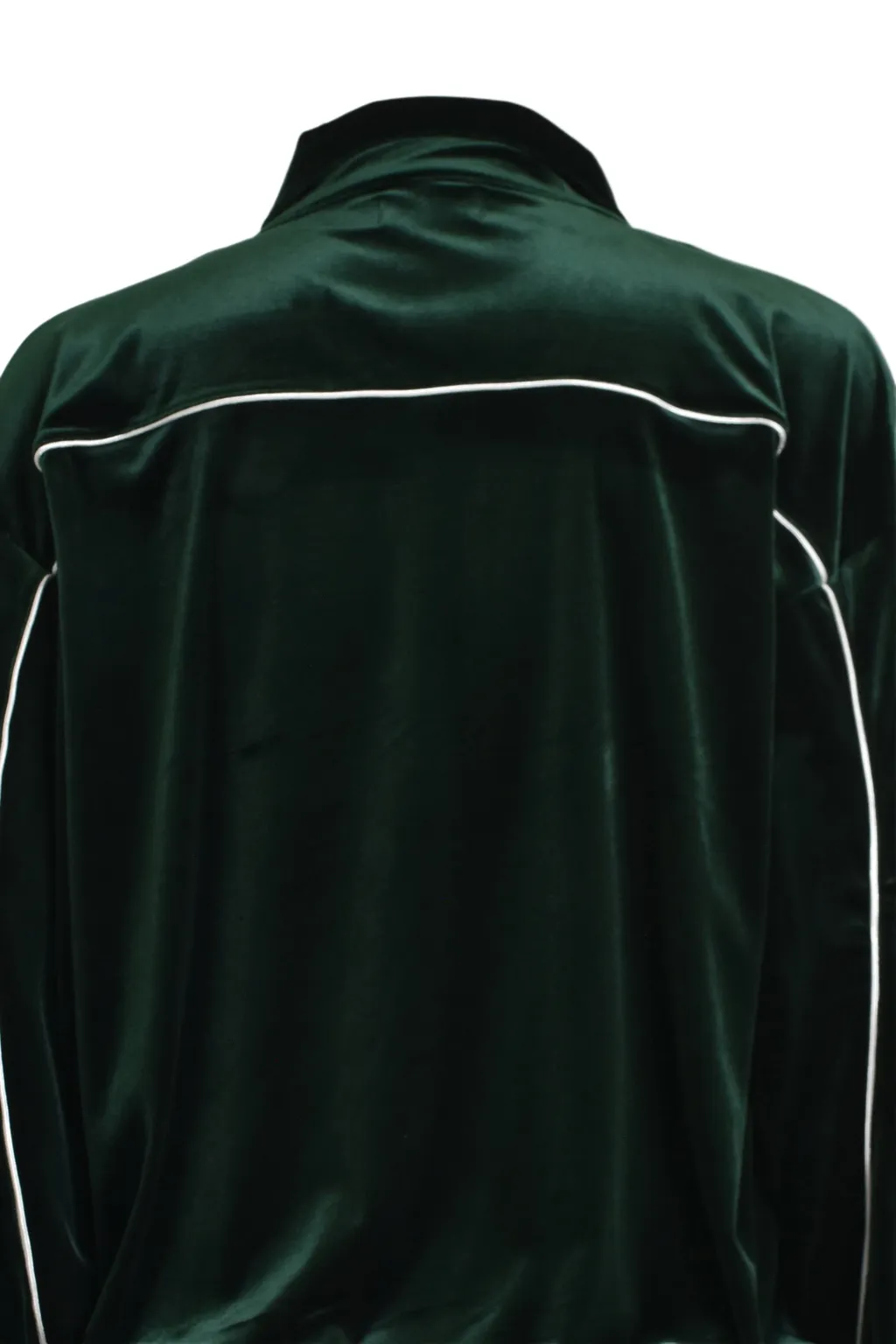 Script Logo Piping Velor Jacket / Kelly