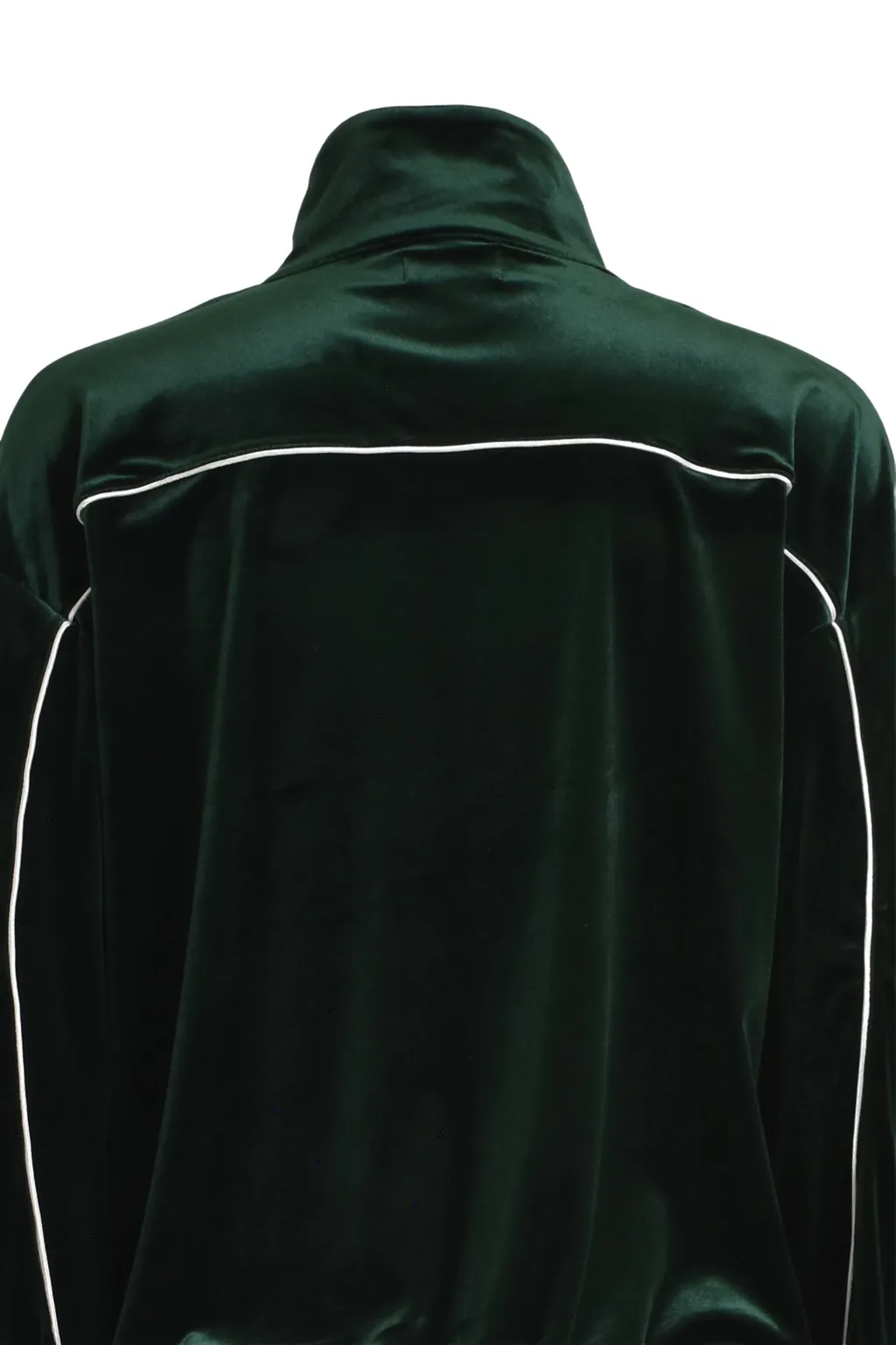 Script Logo Piping Velor Jacket / Kelly