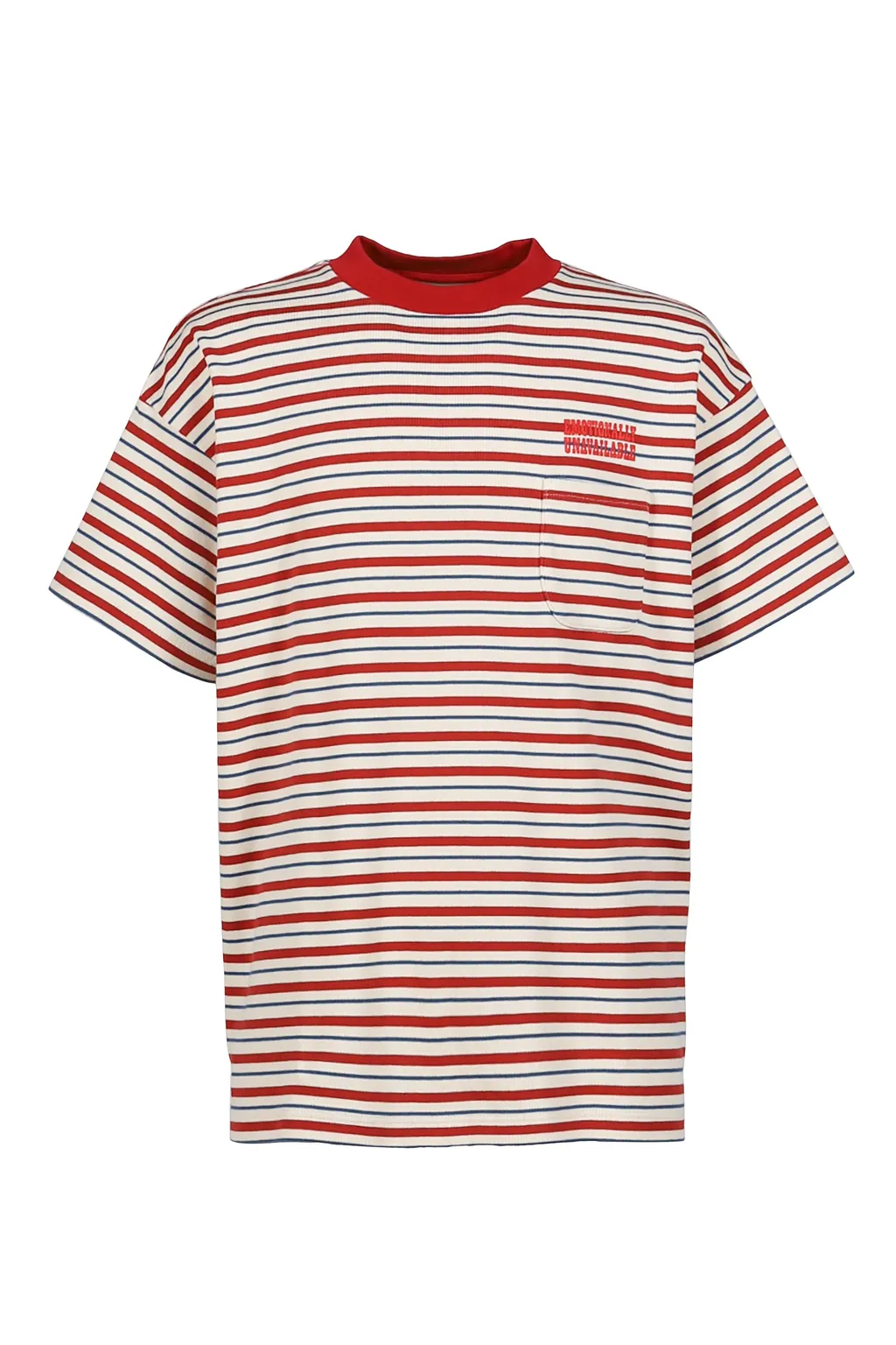 Eu Stripe Ss Tee / Red