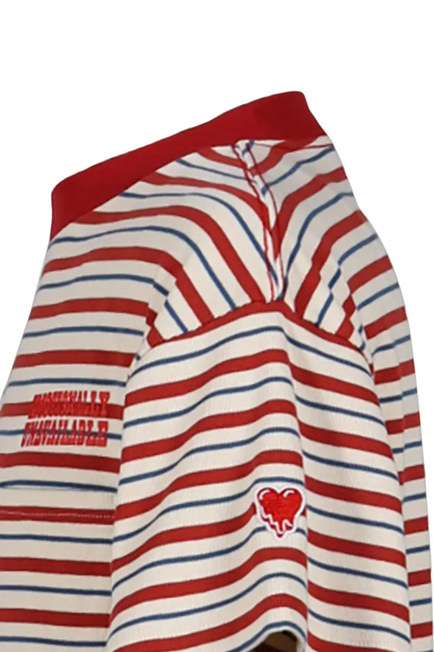 Eu Stripe Ss Tee / Red