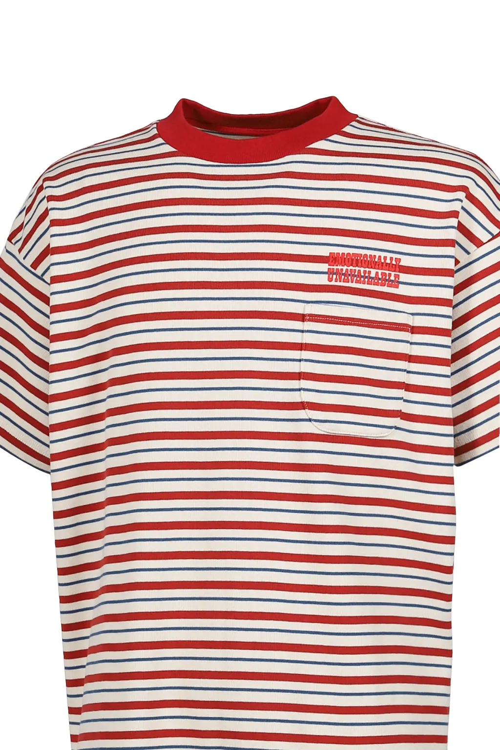 Eu Stripe Ss Tee / Red