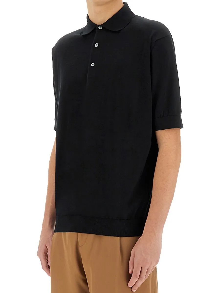Lardini Classic Knitted Polo Shirt