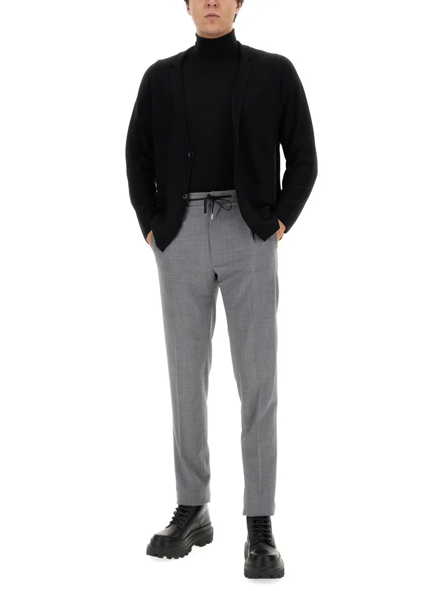 Lardini Textured Knit Jacket Sweater