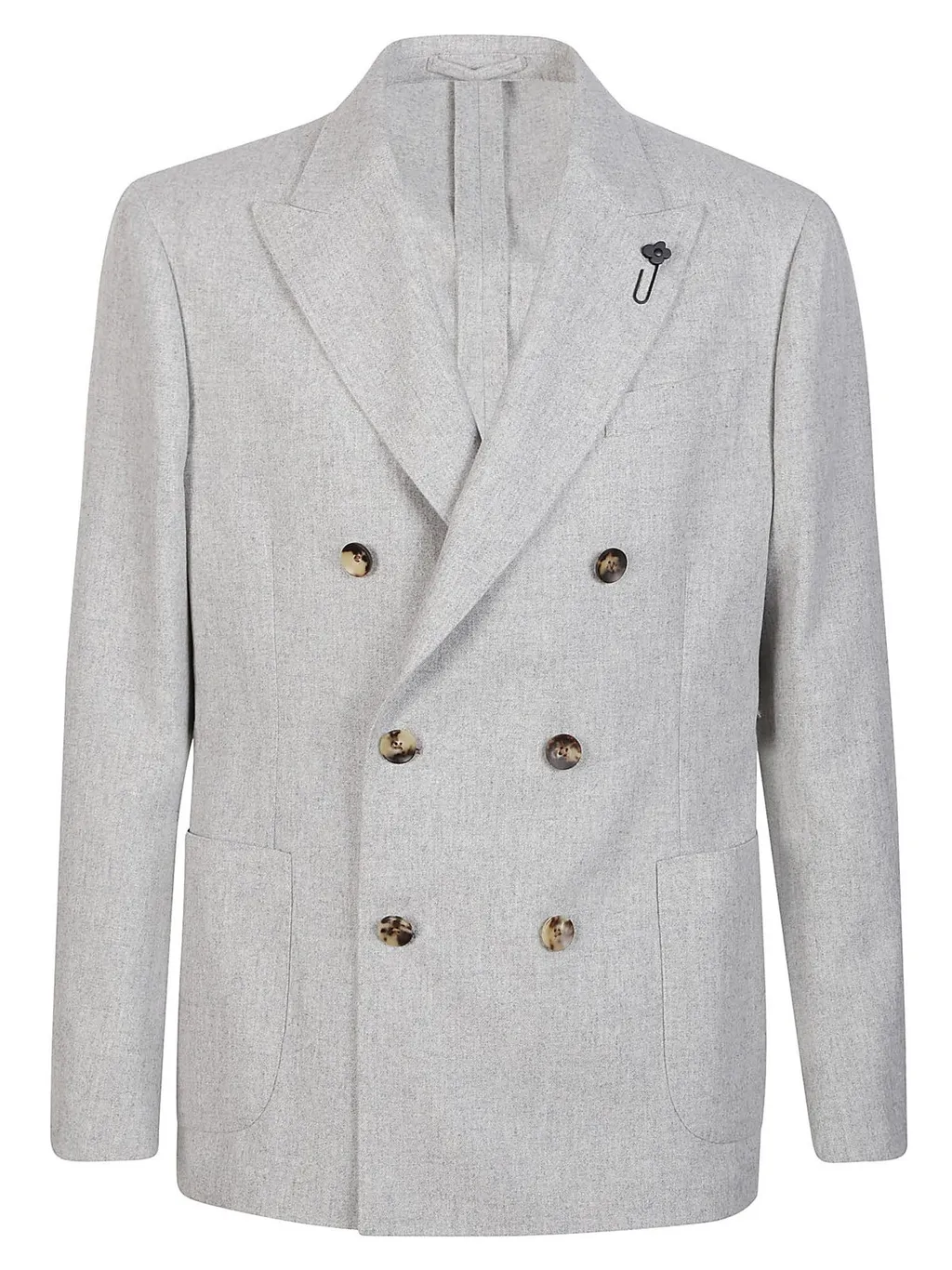 Lardini Double-Breasted Blazer Jacket