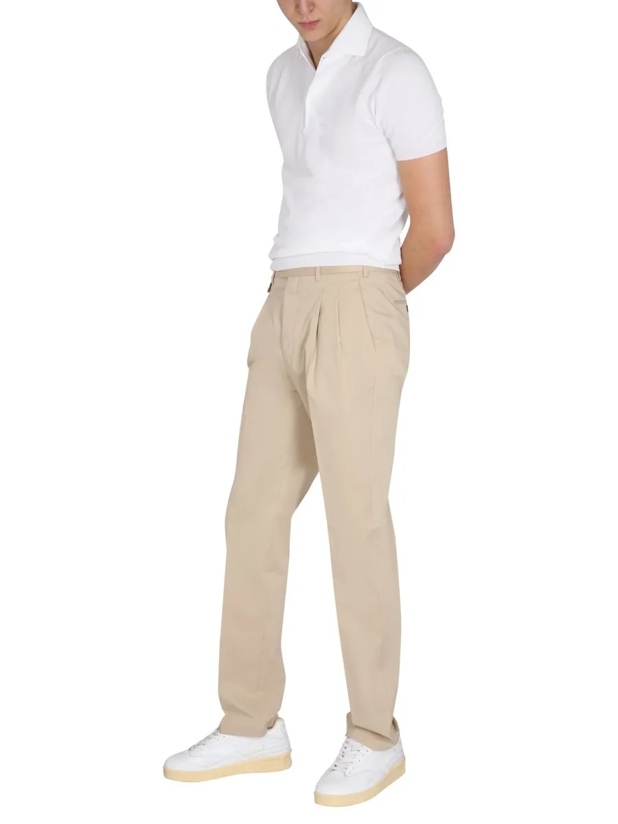 Lardini Classic Tailored Poplin Pants