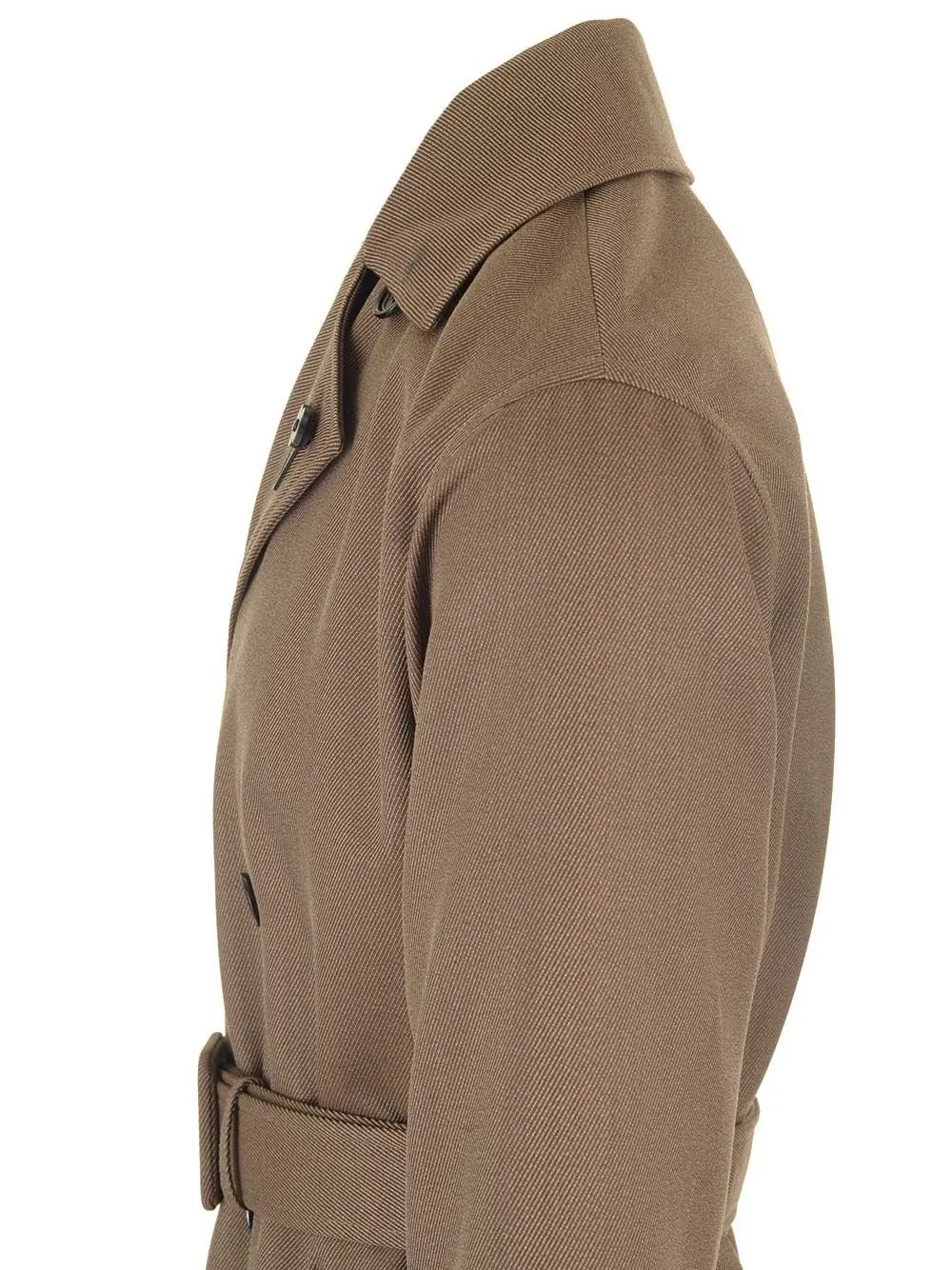 Lardini Attitude Double-Breasted Trench Coat