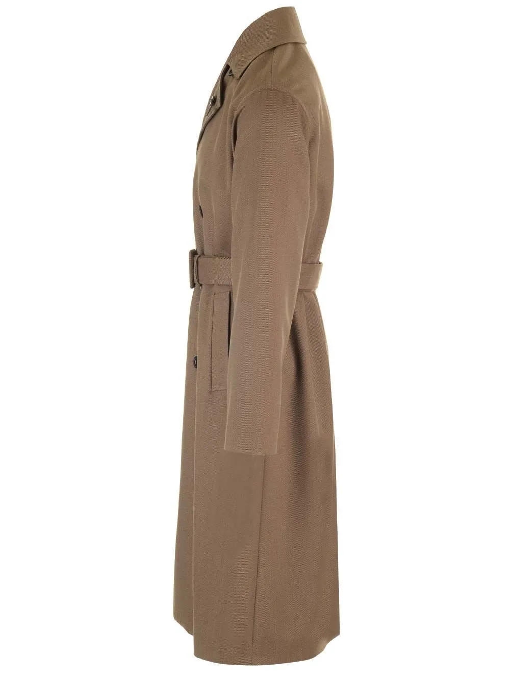Lardini Attitude Double-Breasted Trench Coat