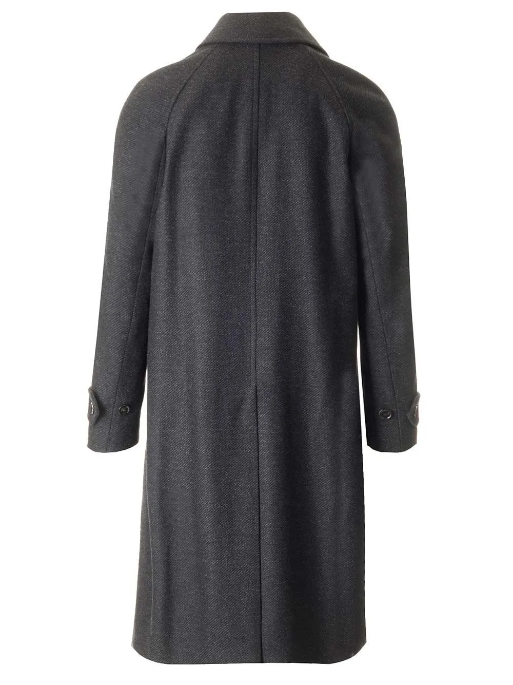 Lardini Single-Breasted Striped Coat