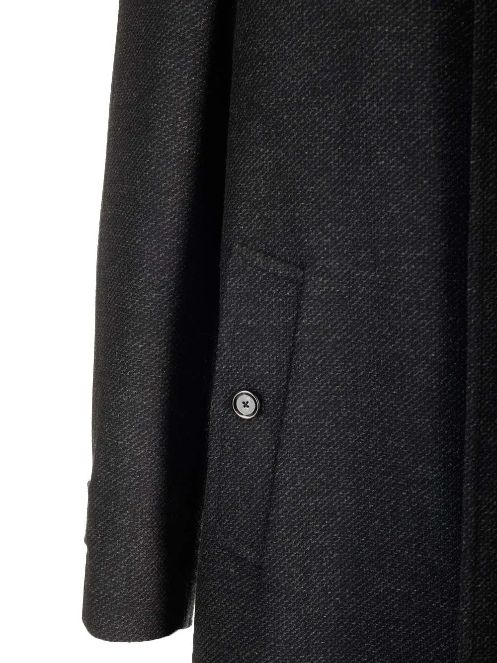 Lardini Single-Breasted Striped Coat