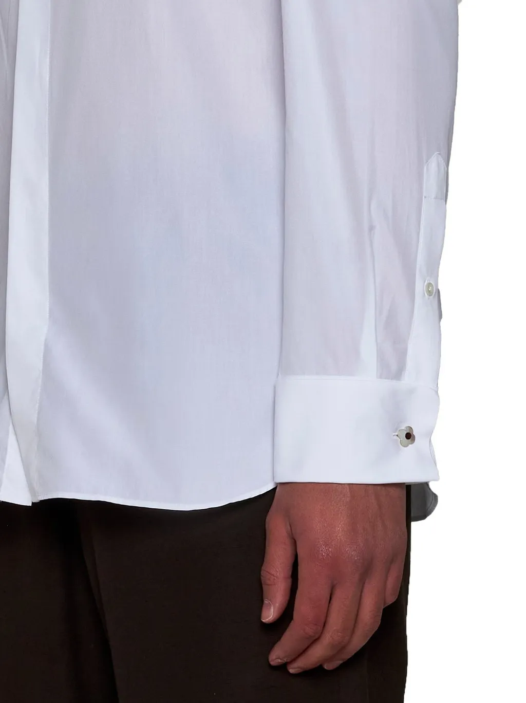 Lardini French-Cuff Long-Sleeved Shirt