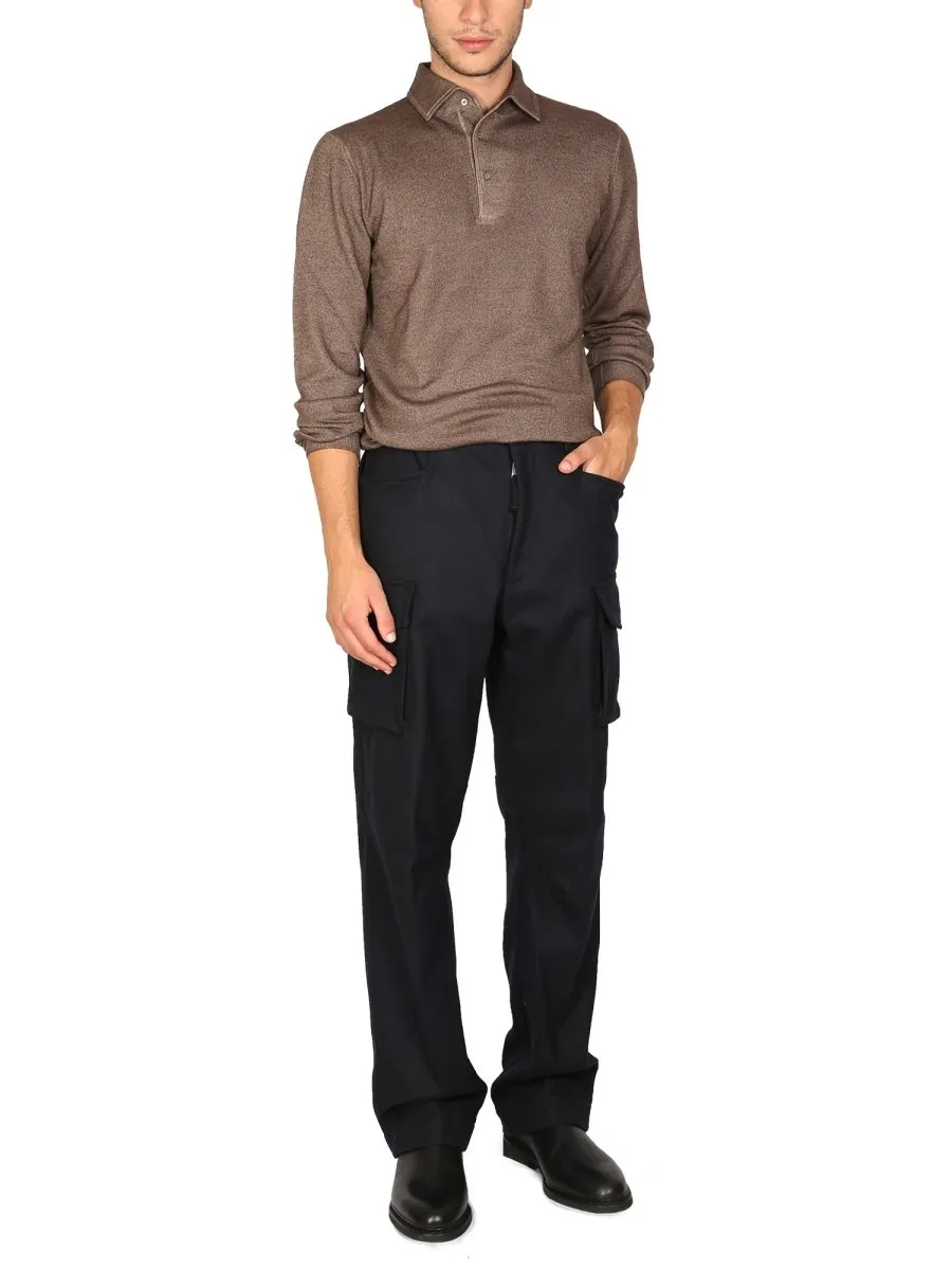Lardini Straight Leg Cargo Pants