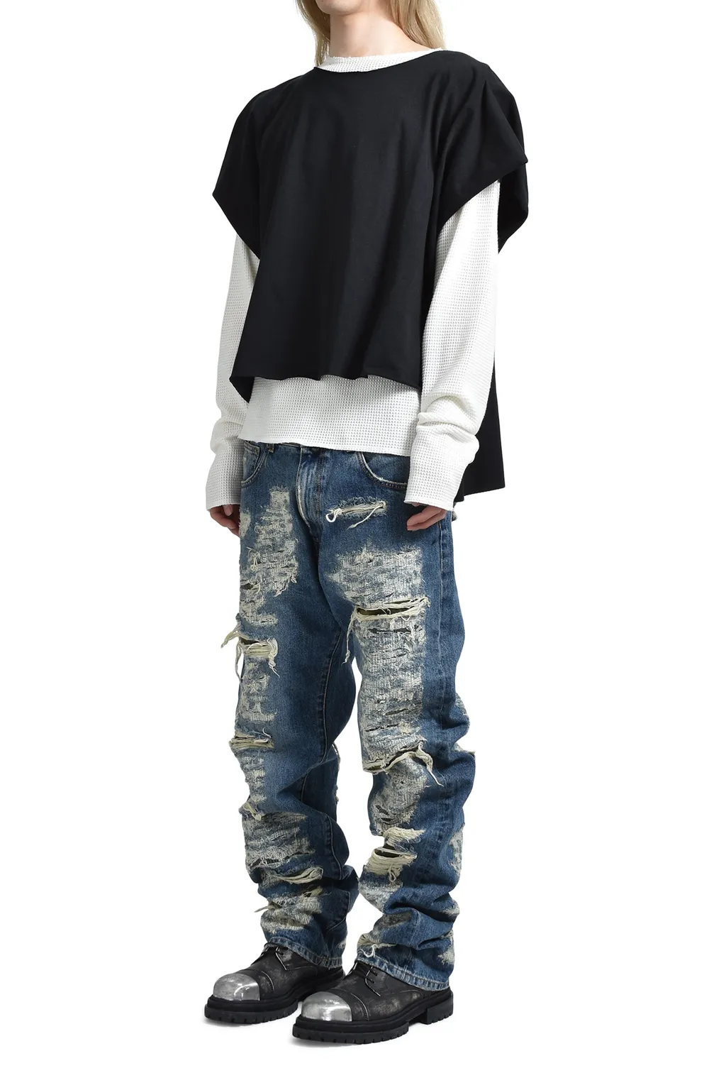 Collection Repaired Loose Fivepocket / Blu