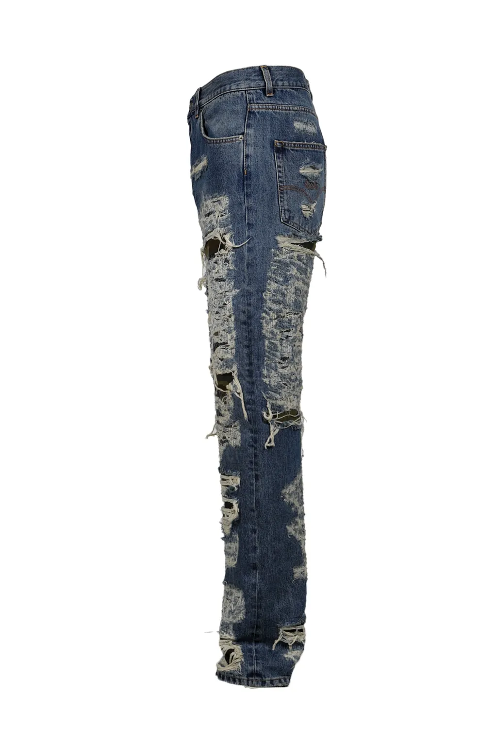 Collection Repaired Loose Fivepocket / Blu
