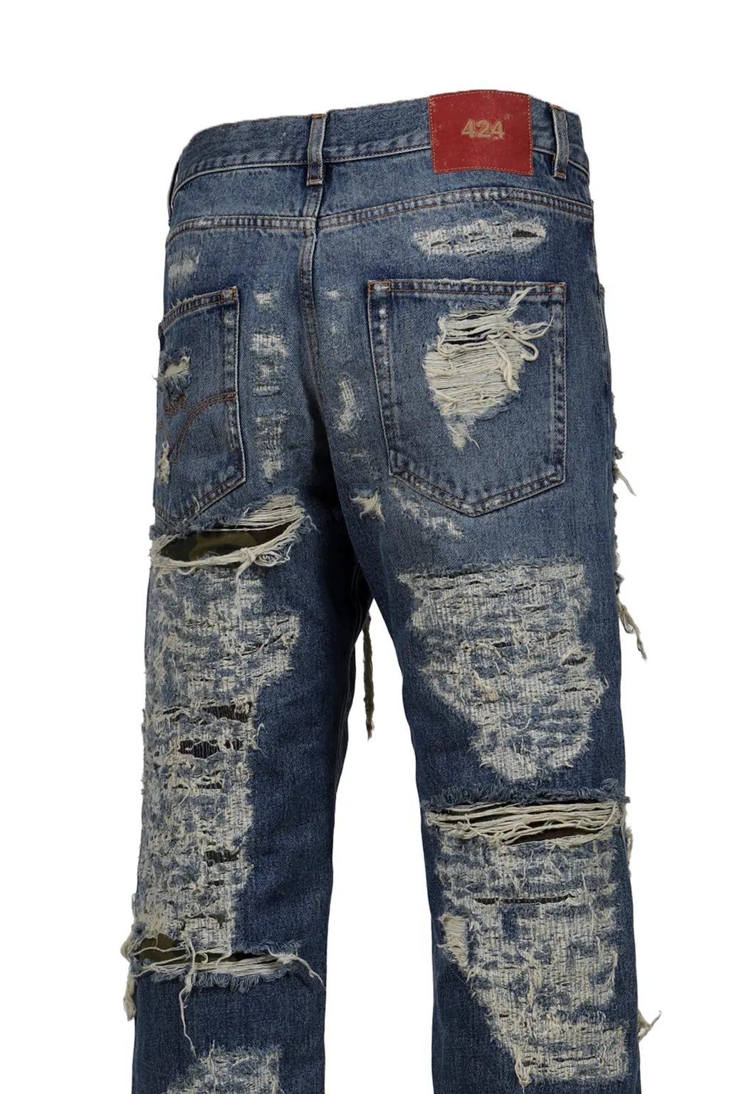 Collection Repaired Loose Fivepocket / Blu