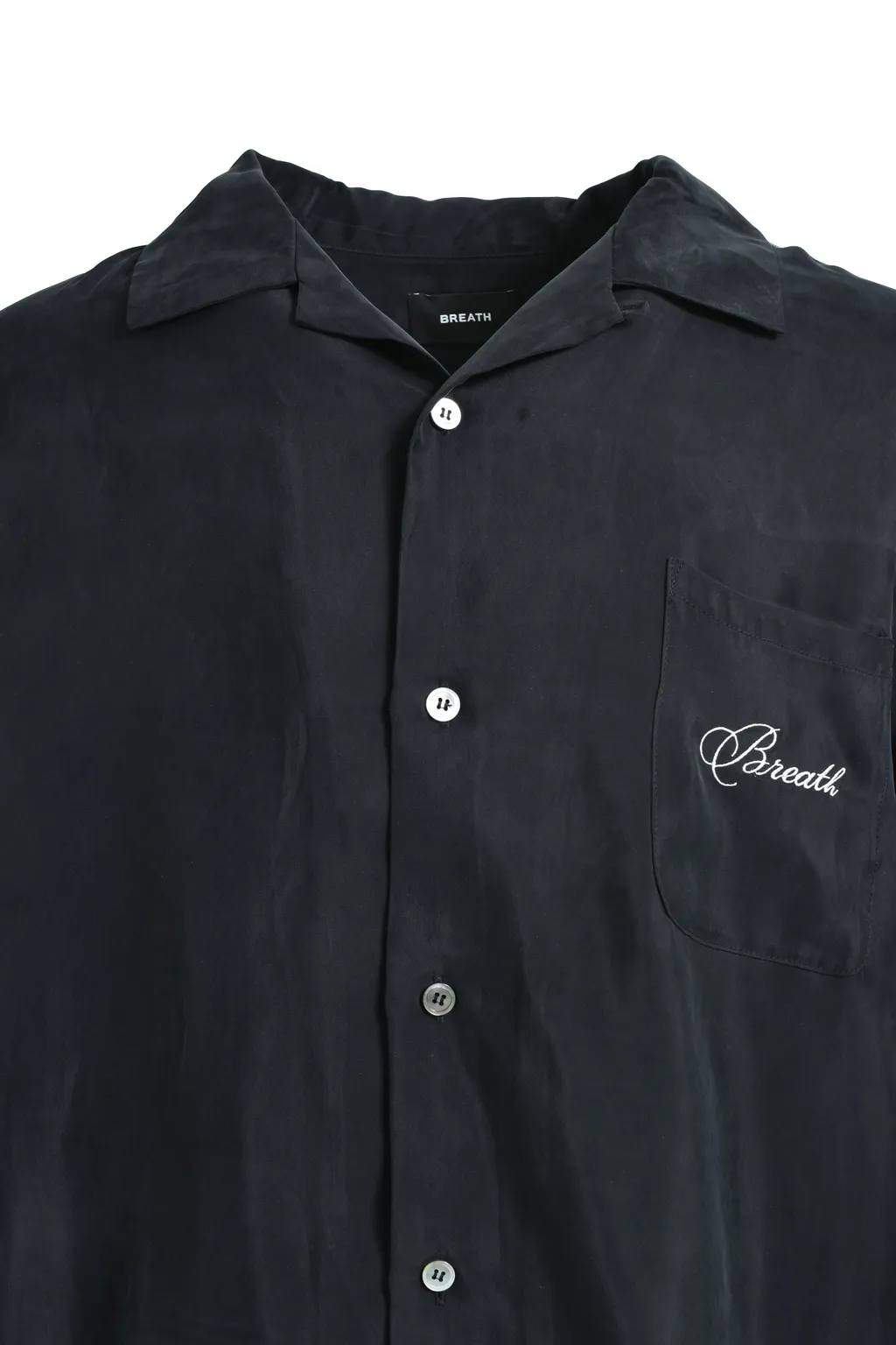 Script Logo Line Shirt / Black