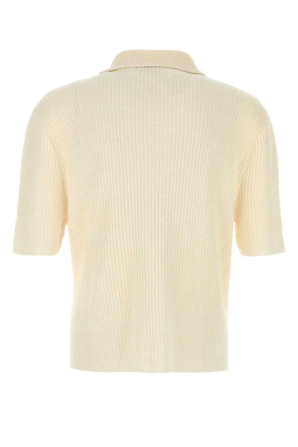 Le Kasha Napoli Short-Sleeved Crochet Polo Shirt