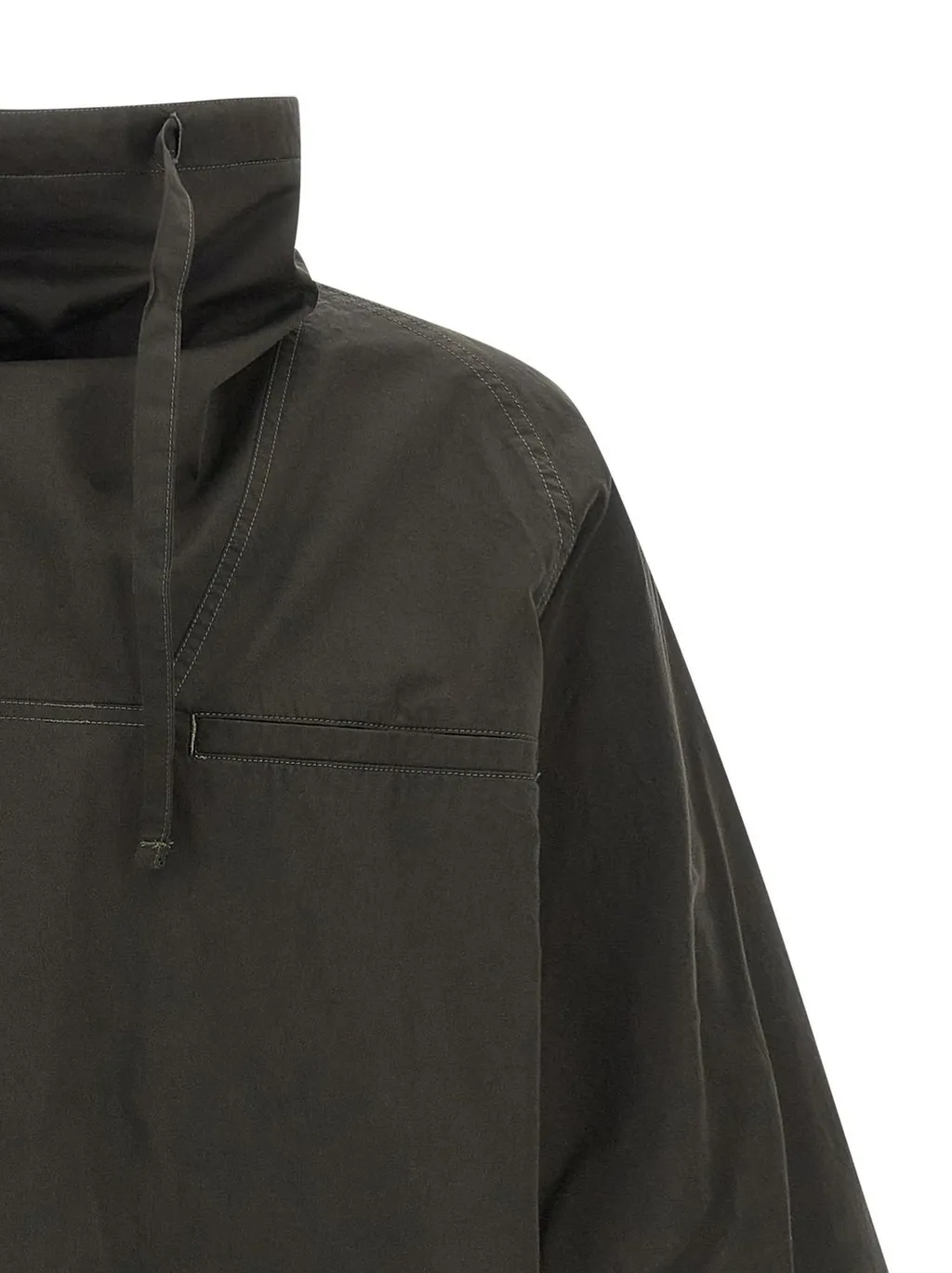Lemaire Funnel Neck Drawstring Sweatshirt