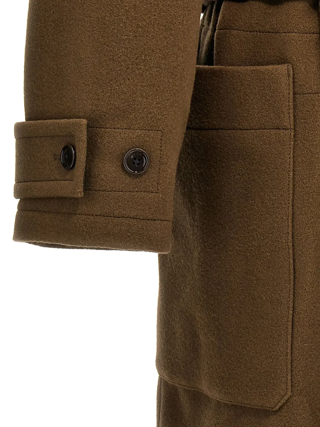 Lemaire Double-Breasted Belted Coat