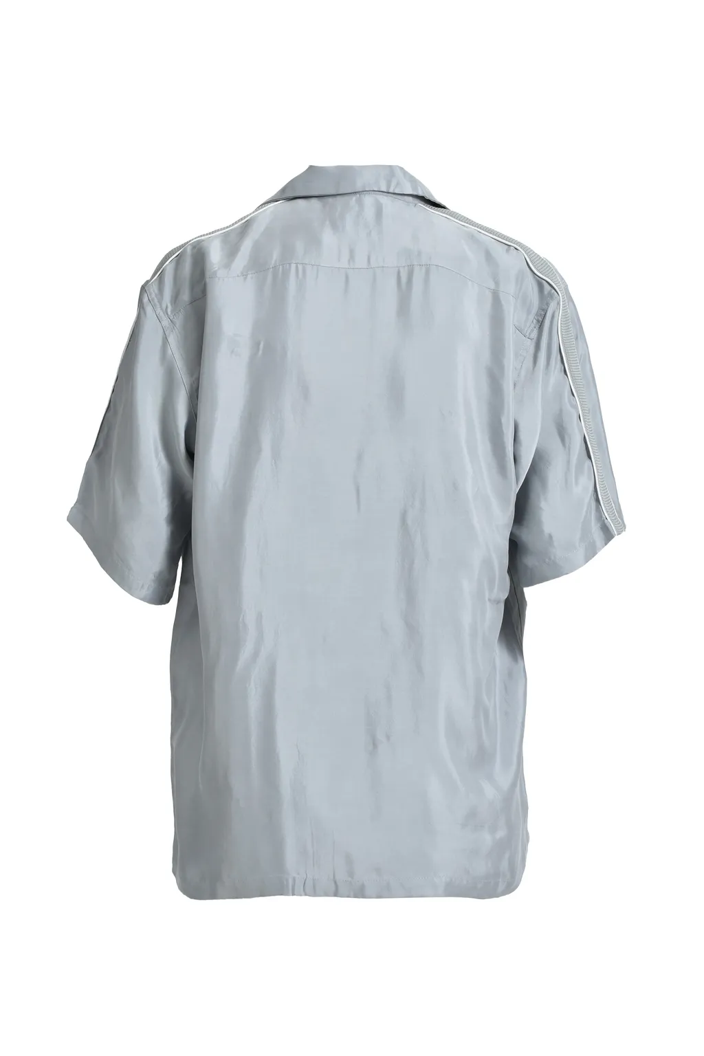 Script Logo Line Shirt / Gray