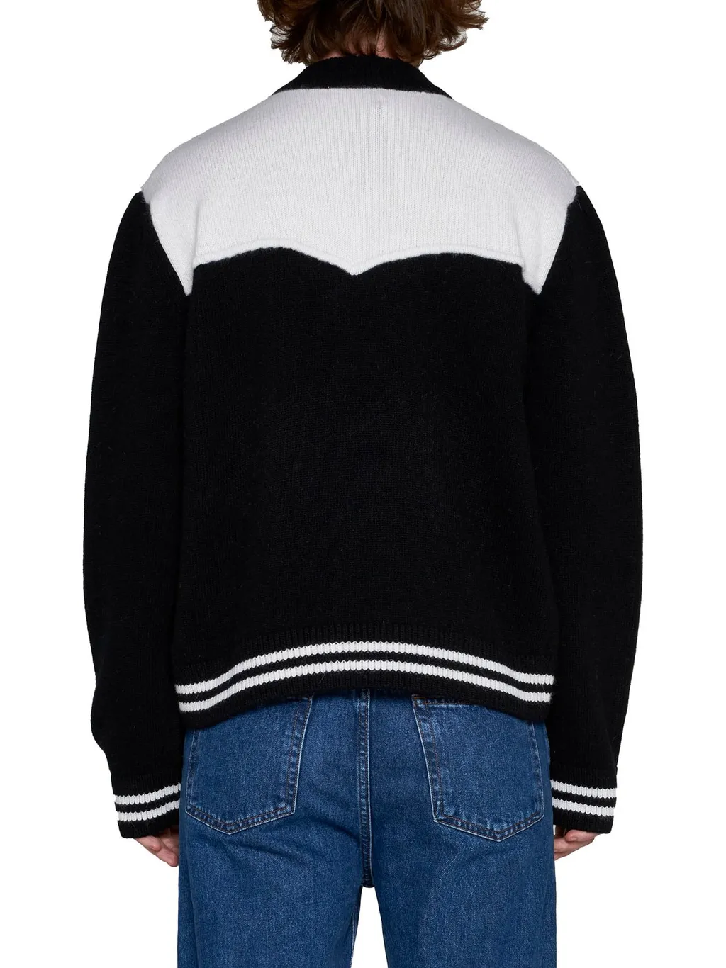 Laneus Bicolor Buttoned Coat