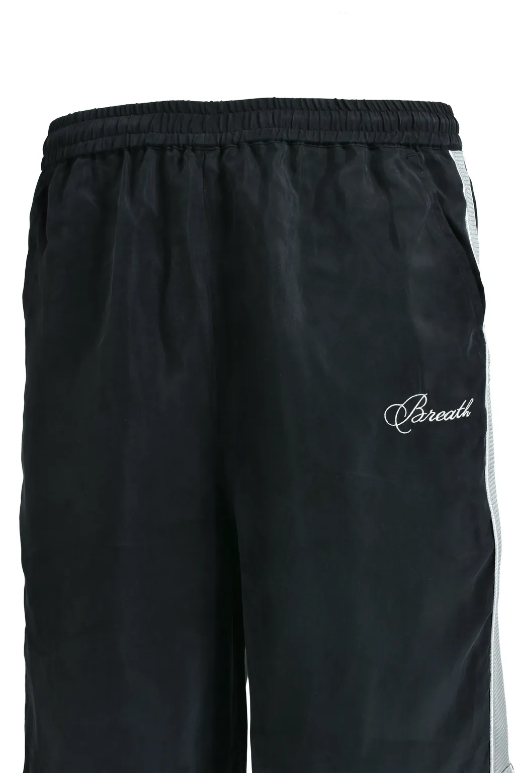 Script Logo Line Shorts / Black