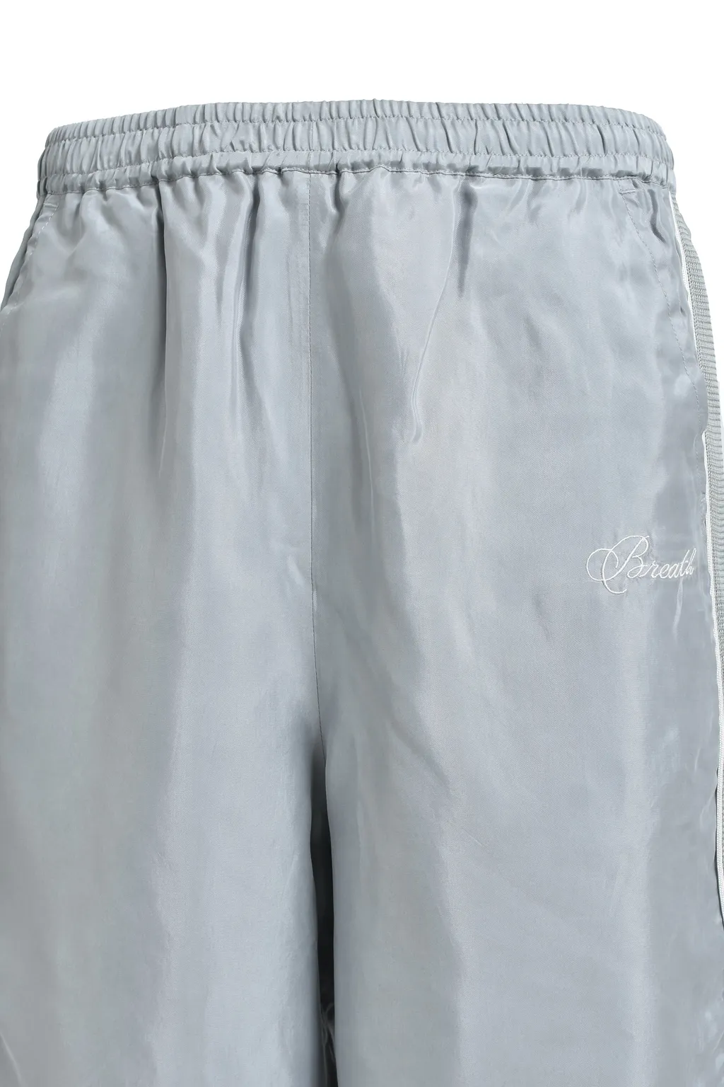 Script Logo Line Shorts / Gray