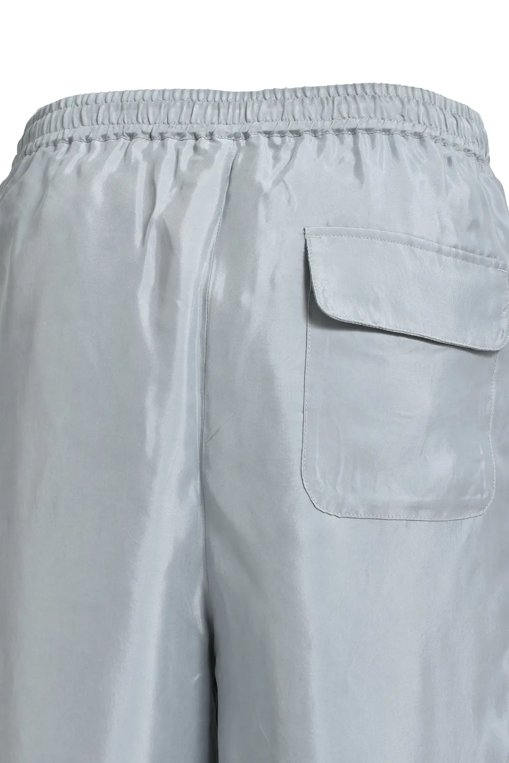 Script Logo Line Shorts / Gray