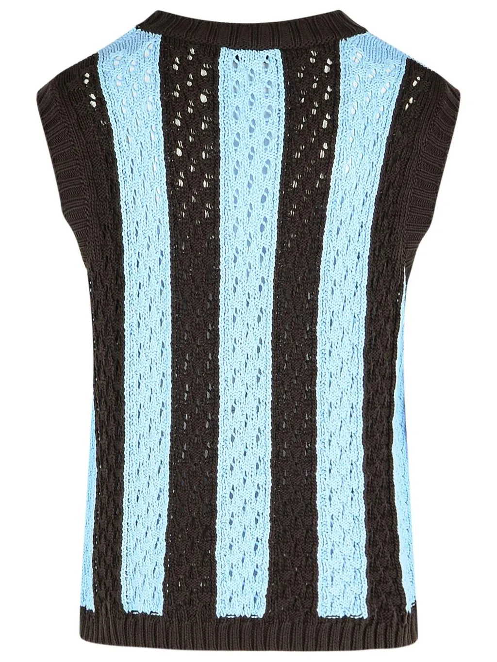 Laneus Woven Knit Vest