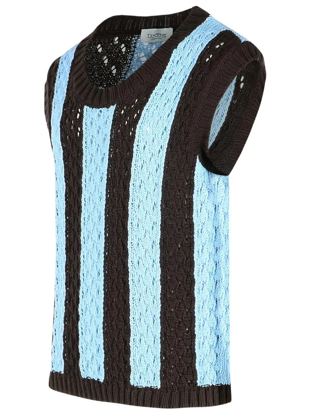 Laneus Woven Knit Vest