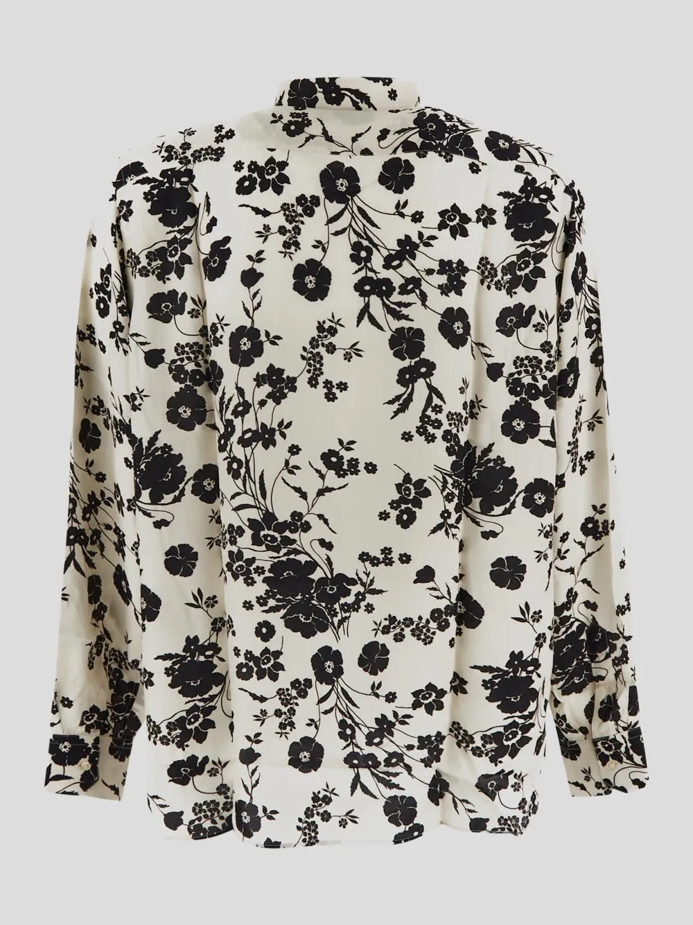 Laneus Floral Print Long Sleeve Shirt