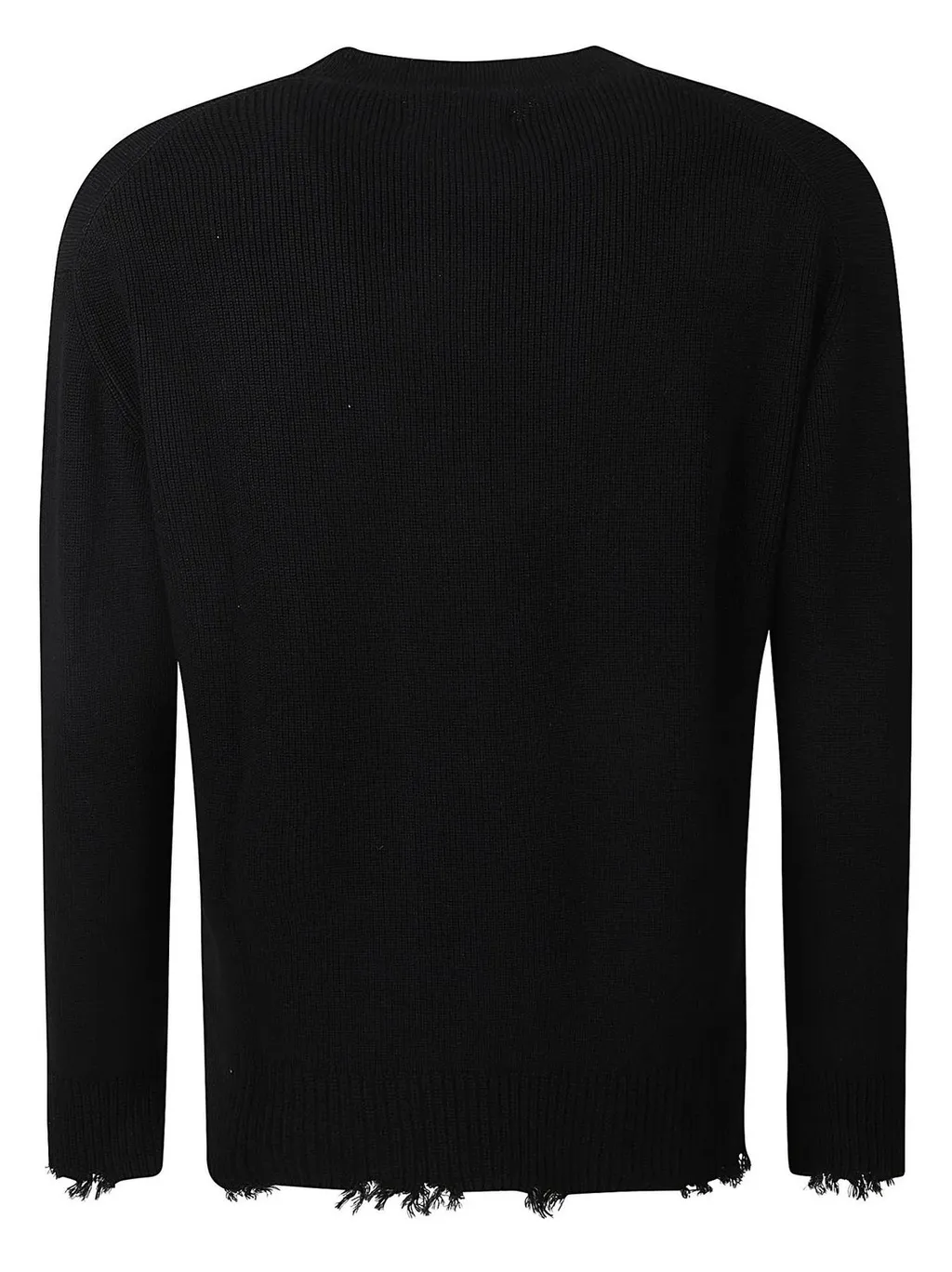 Laneus Distressed Knitted Jumper