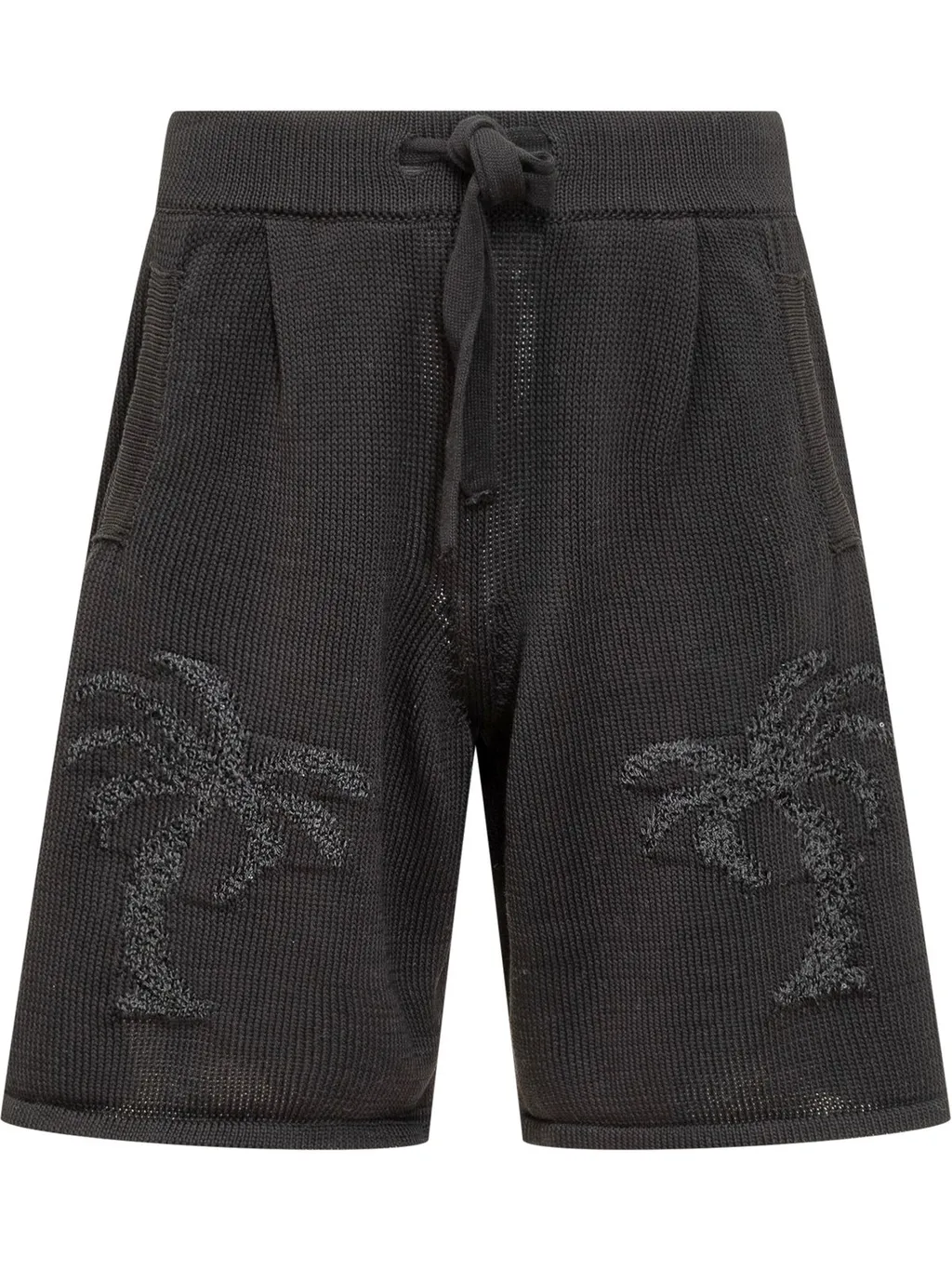 Laneus Sequin Detailed Knitted Bermuda Shorts