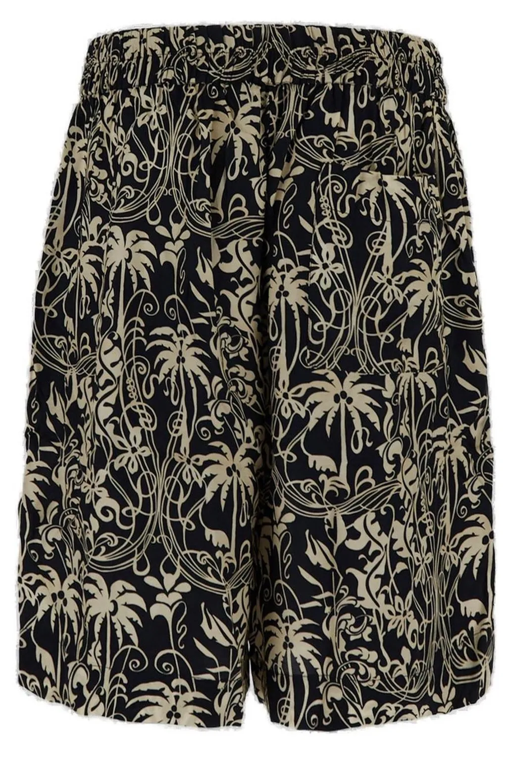 Laneus Wide Leg Bermuda Shorts