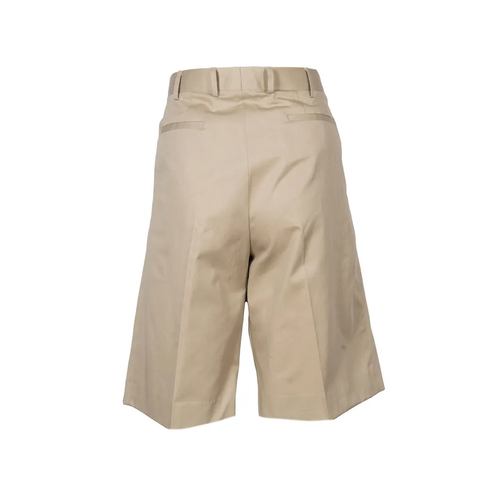 Laneus Gabardine Double Pence Bermuda Shorts
