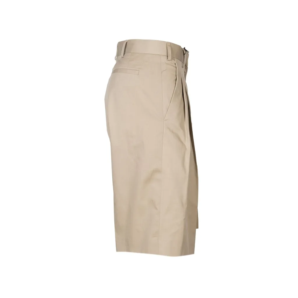 Laneus Gabardine Double Pence Bermuda Shorts