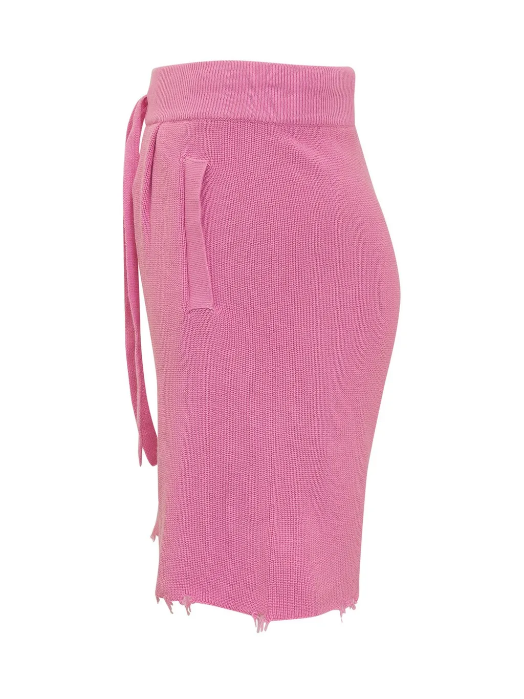 Laneus Frayed Hem Shorts