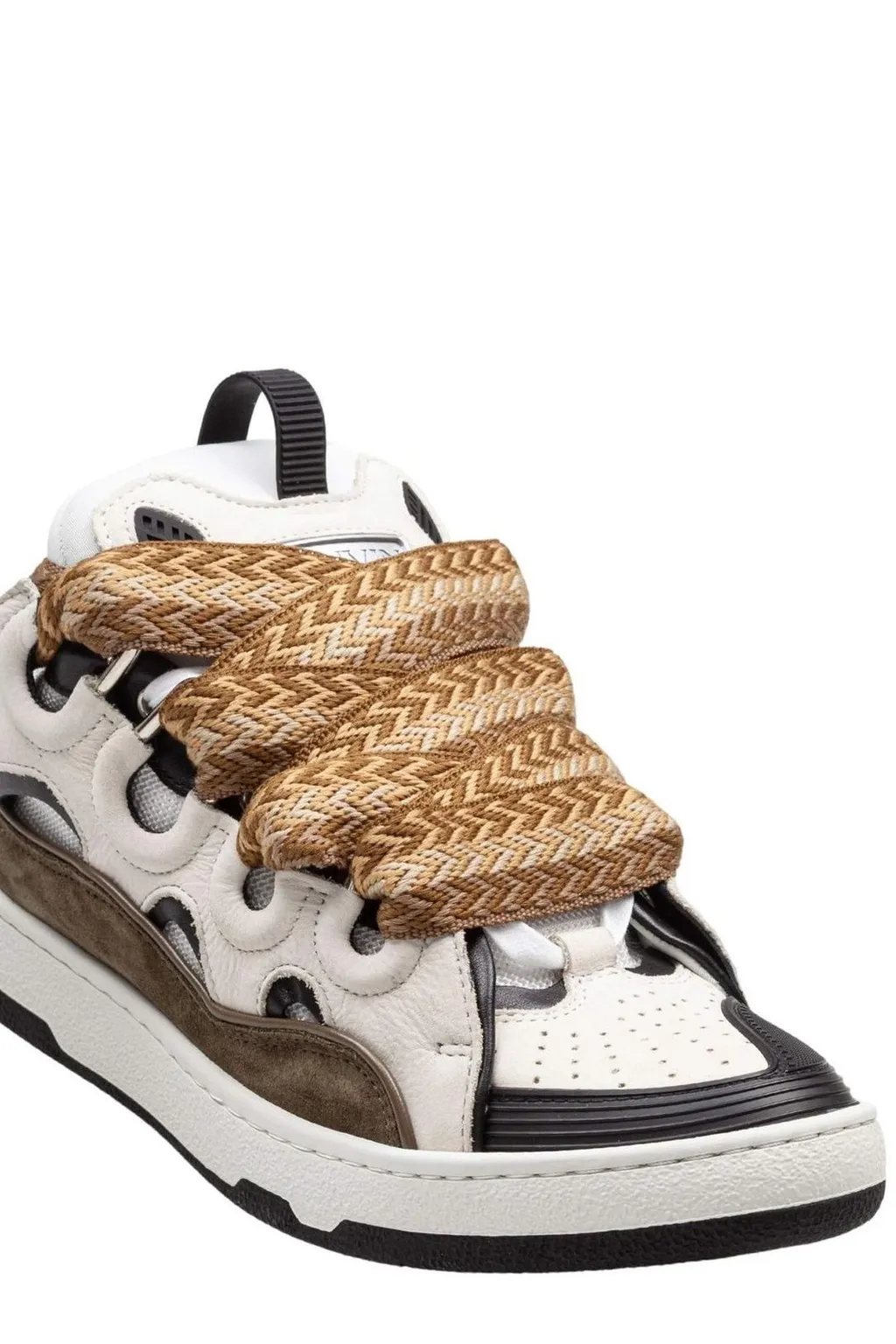 Lanvin Curb Lace-Up Sneakers