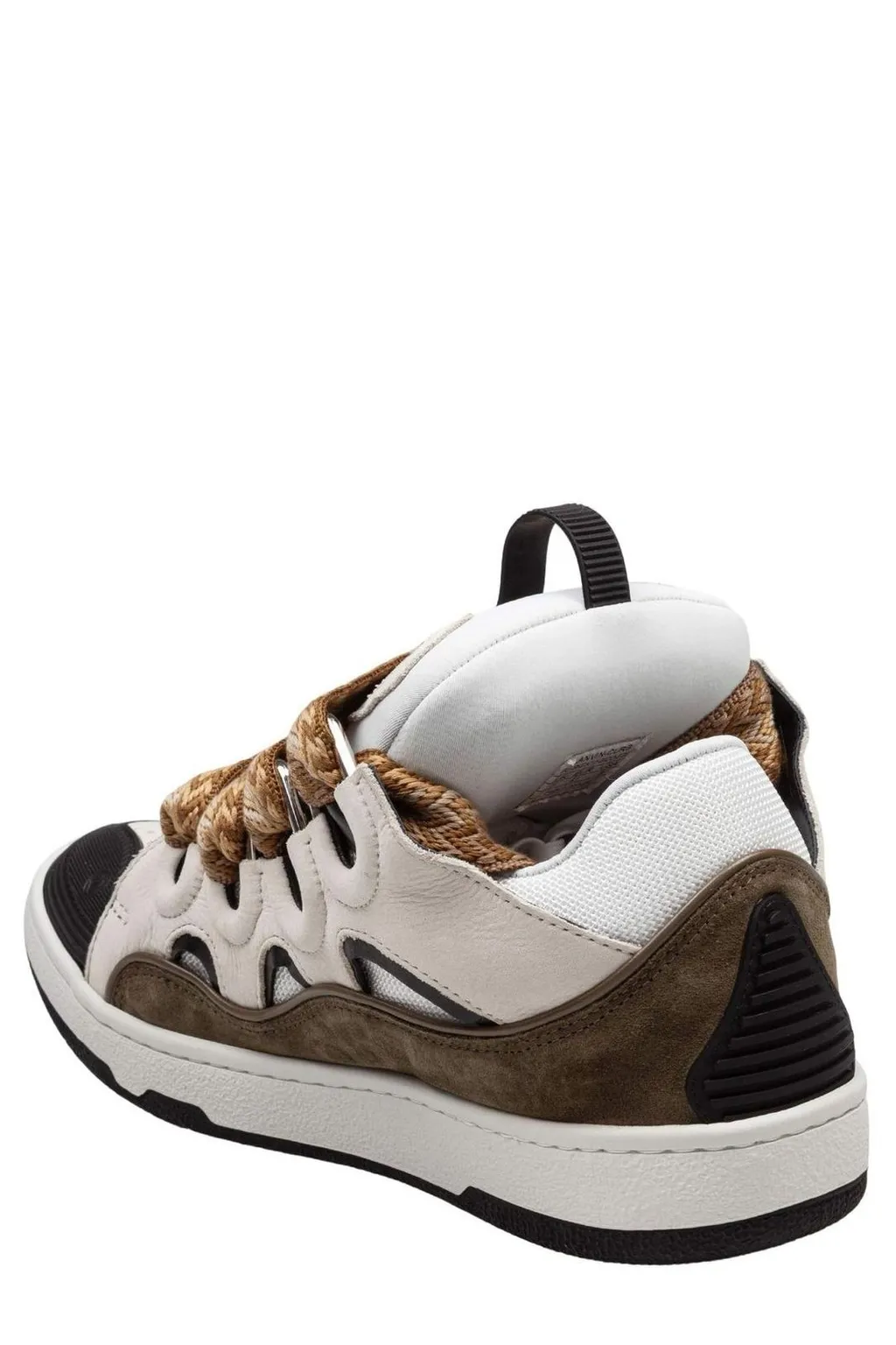 Lanvin Curb Lace-Up Sneakers
