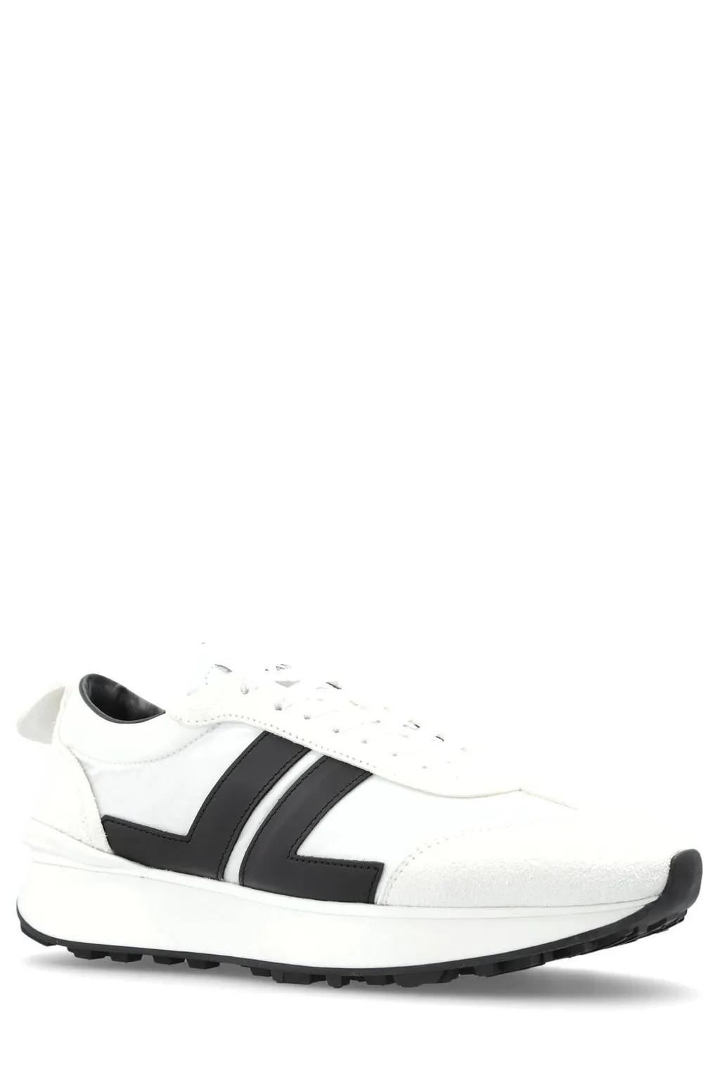 Lanvin Bumper Mesh Lace-Up Sneakers