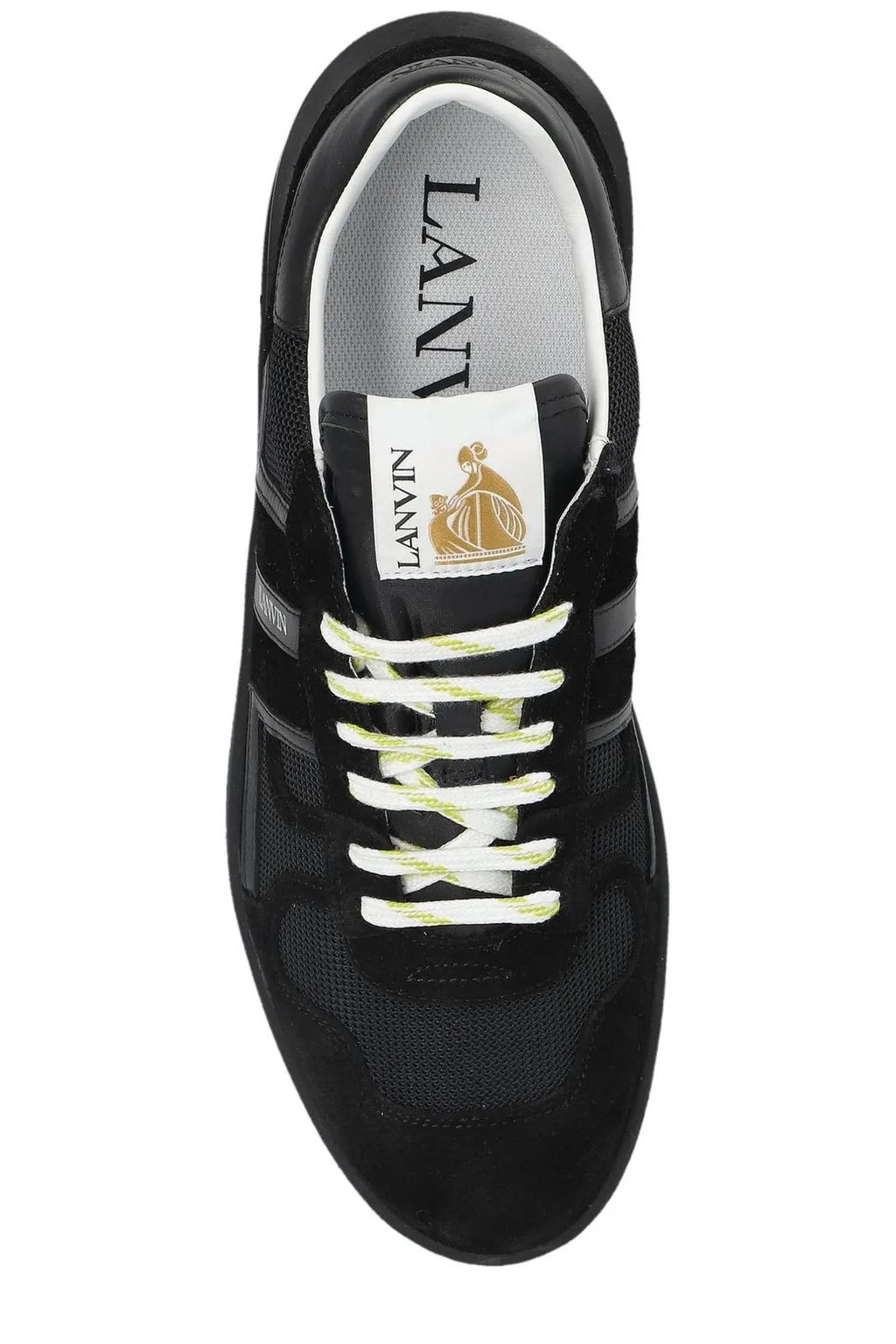 Lanvin Clay Lace-Up Sneakers