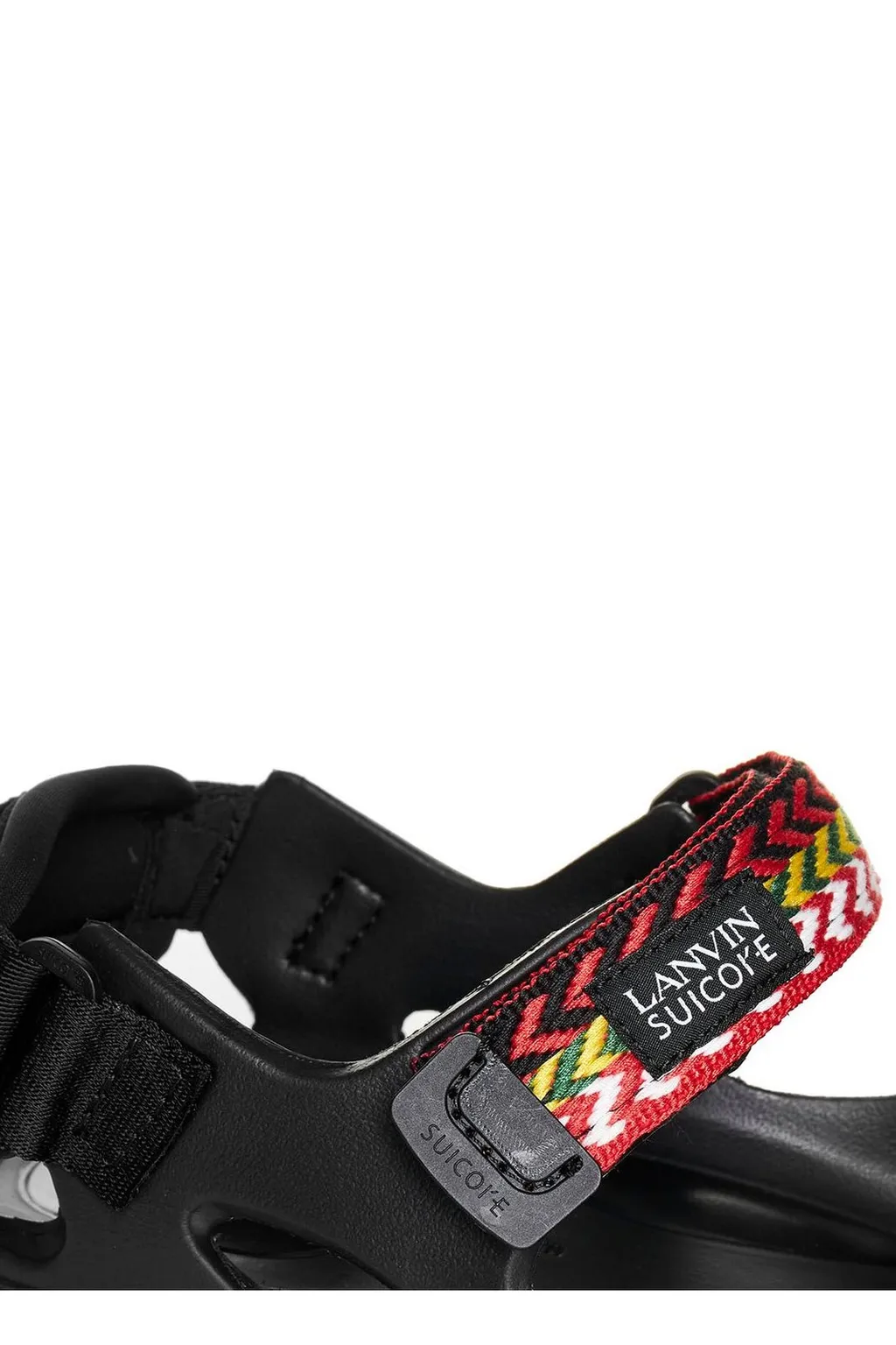 Lanvin Logo Embroidered Double-Strap Sandals