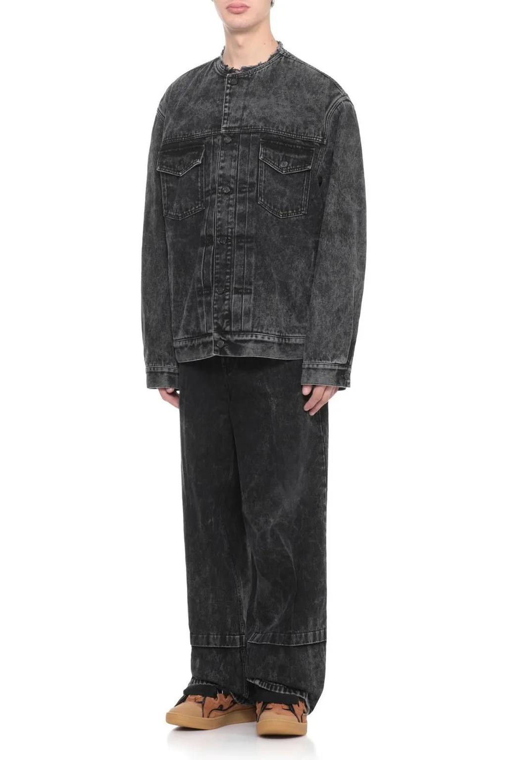 Lanvin Long-Sleeved Crewneck Jacket