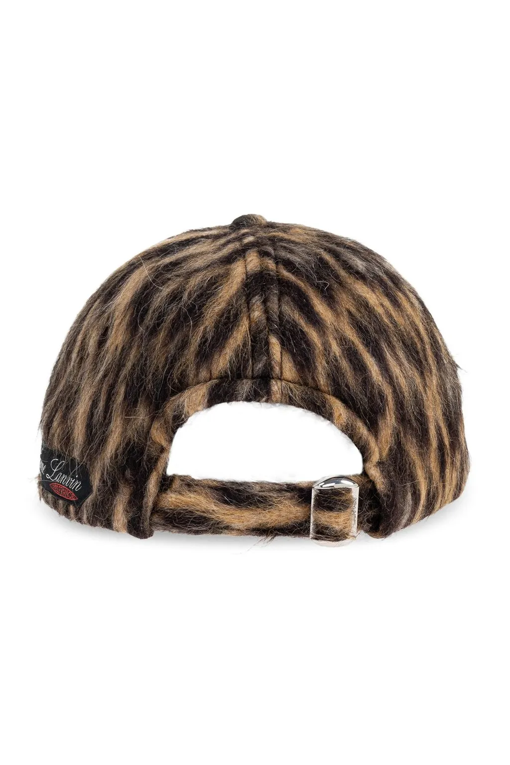 Lanvin Leopard-Printed Curved Peak Cap