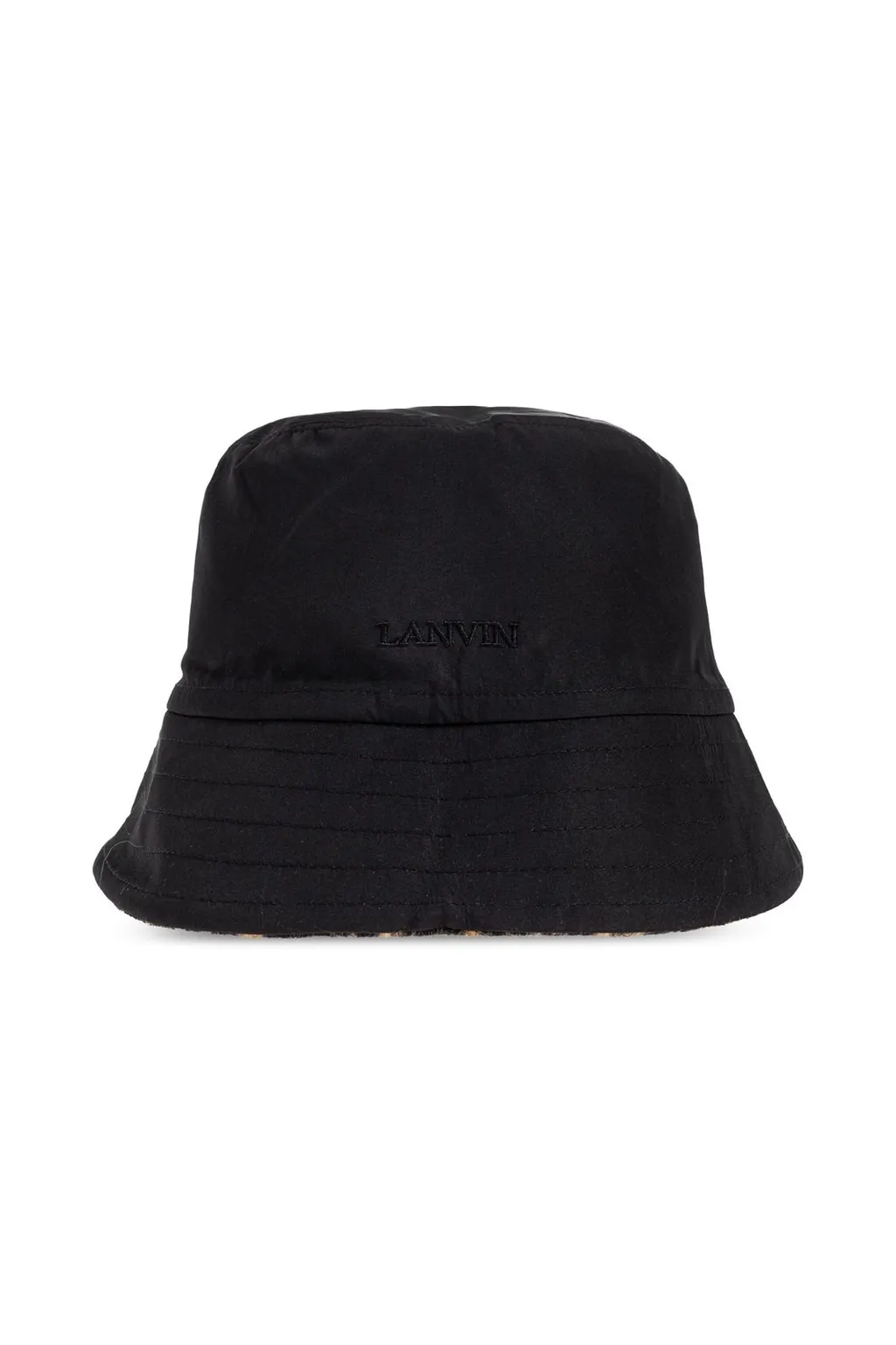 Lanvin Leopard-Printed Reversible Bucket Hat