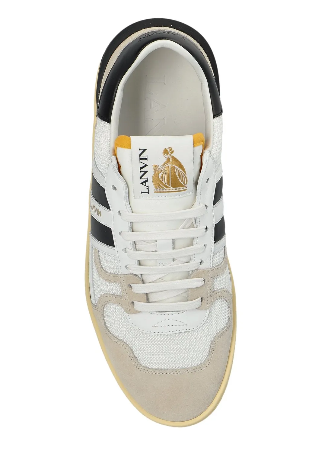 Lanvin Clay Colour-Block Panelled Sneakers